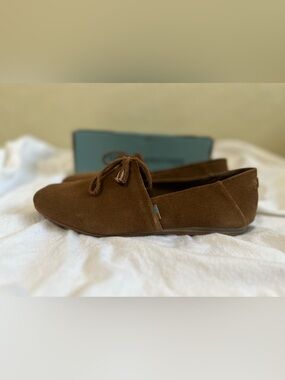 Toms Women’s Brown Suede Tassel Loafers